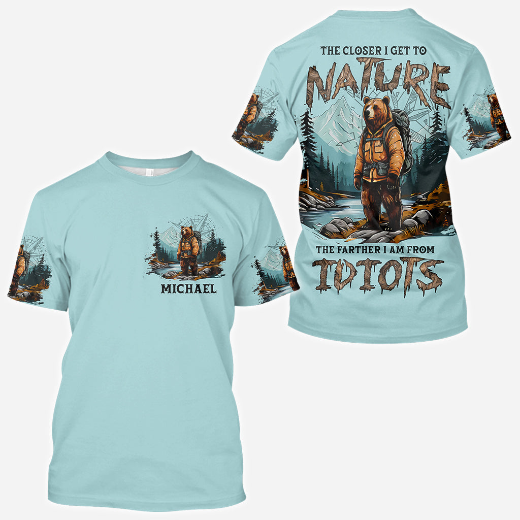 T-shirt de camping personnalisé Wander Bear