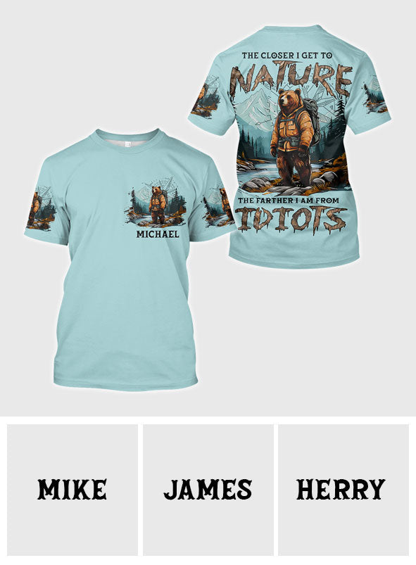 T-shirt de camping personnalisé Wander Bear