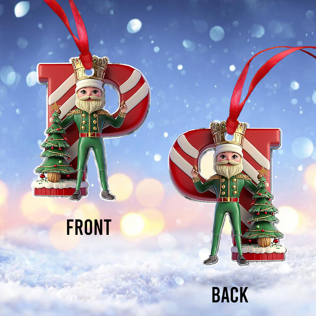 Alphabet de Noël - Ornement personnalisé pour enfant