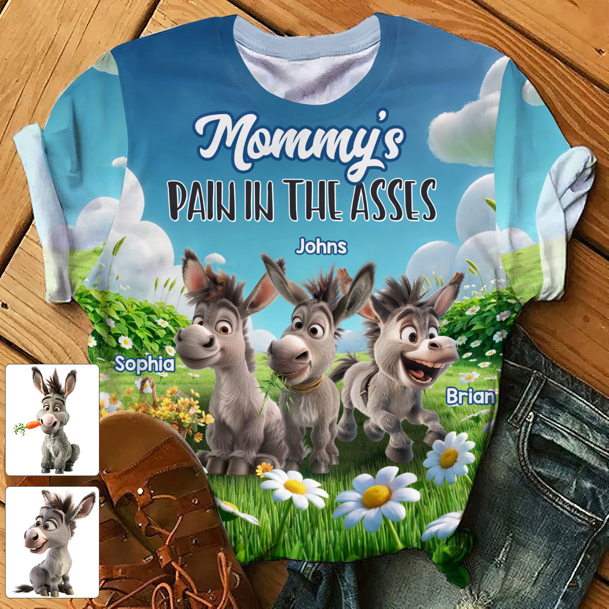 T-shirt personnalisé « Maman insupportable »