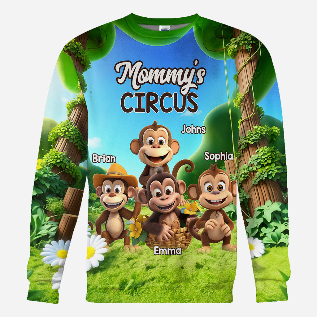 This Is My Circus - Personalized Mother All Over Shirt