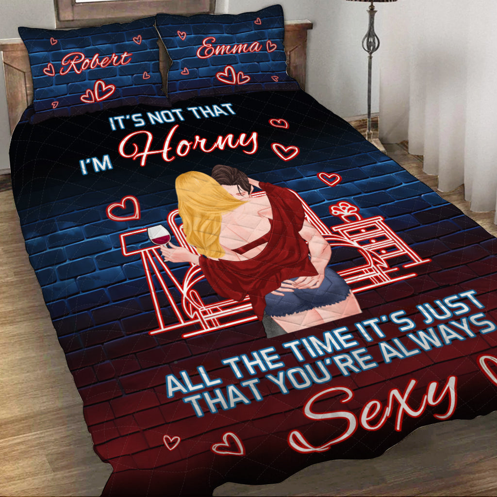 Because I Love You - Personalized Couple Quilt Set