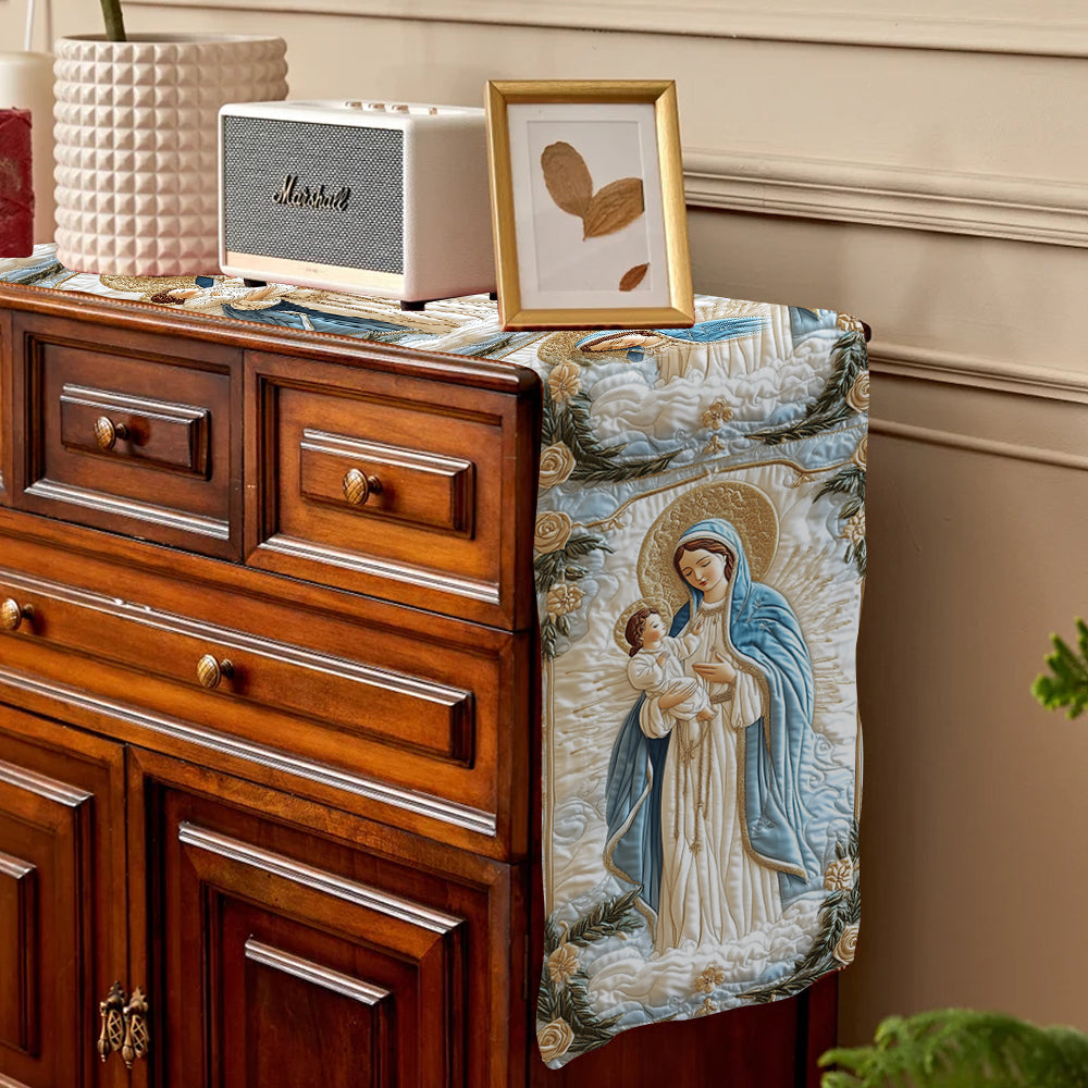 Mère de Dieu - Chemin de table chrétien