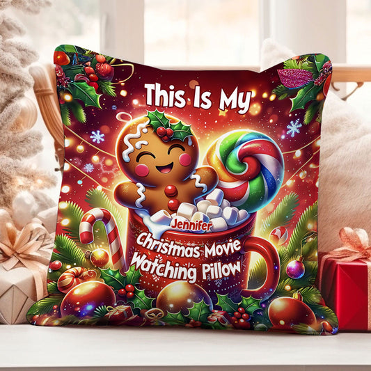Coussin décoratif personnalisé pour regarder des films