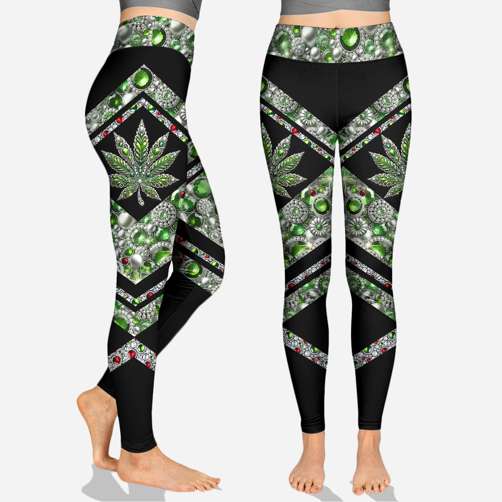 Stunning Leaf - Personalized Weed Hoodie and Leggings