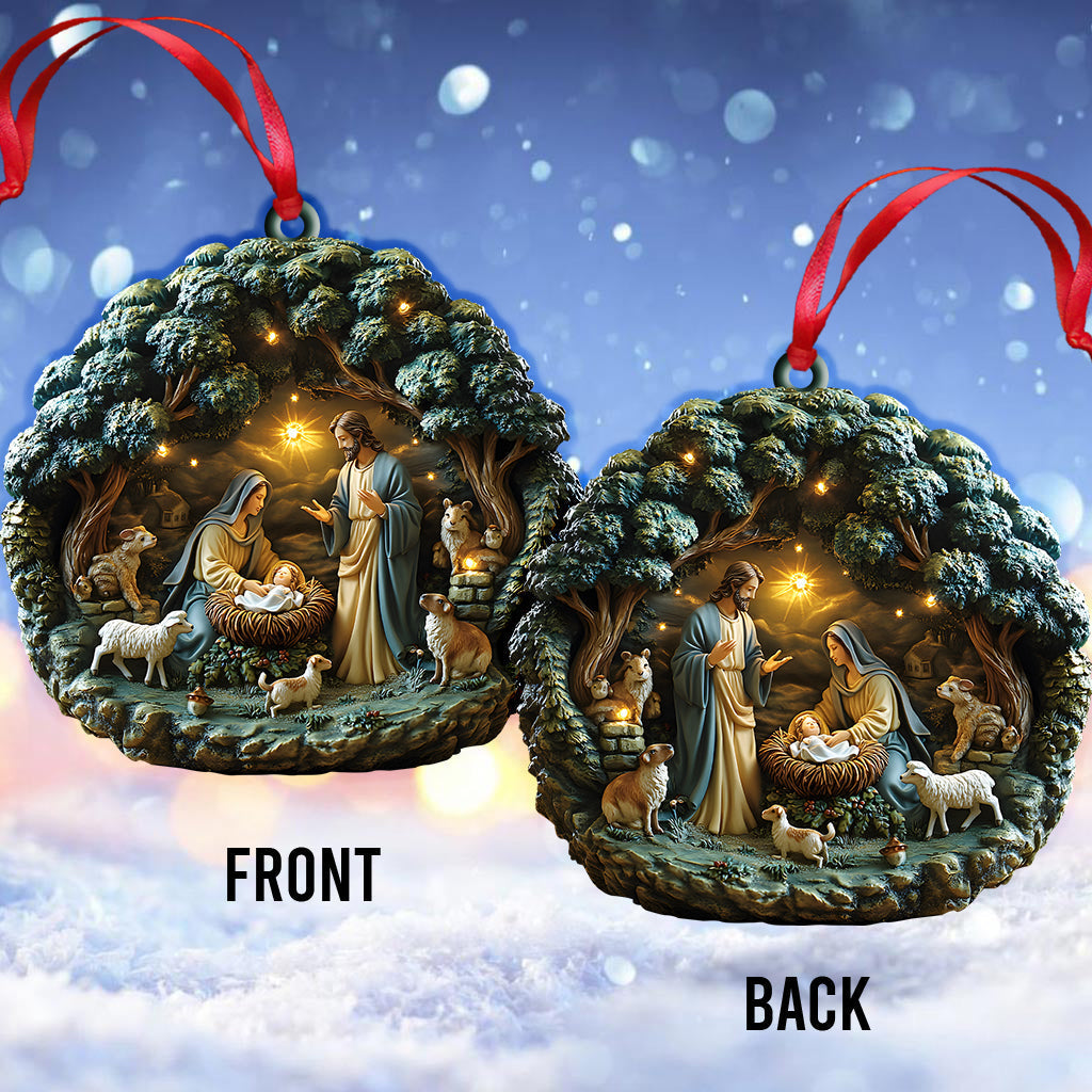 Holy Family - Personalized Christian Ornament