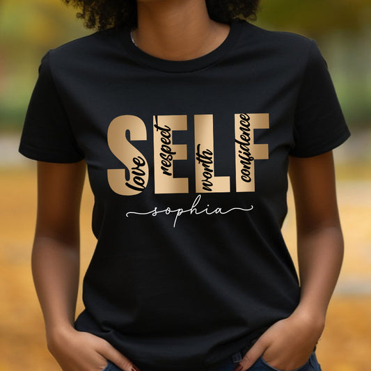 Confiance en soi - T-shirt et sweat à capuche personnalisés pour Afro-Américains