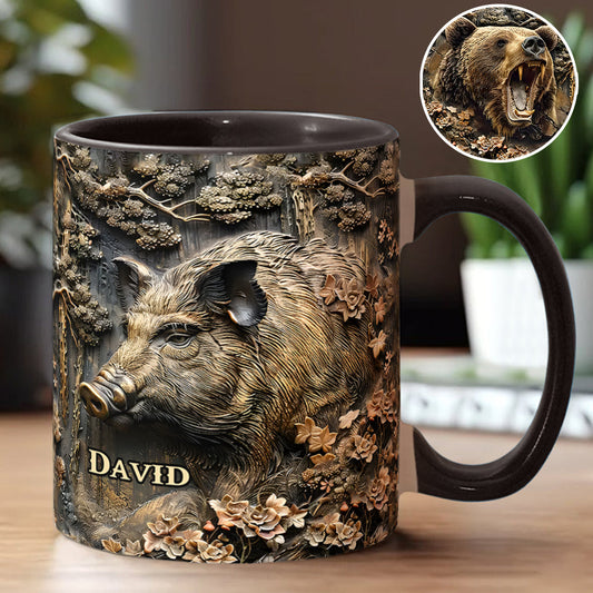 Mug personnalisé « Chasse au trésor » avec n'importe quel nom