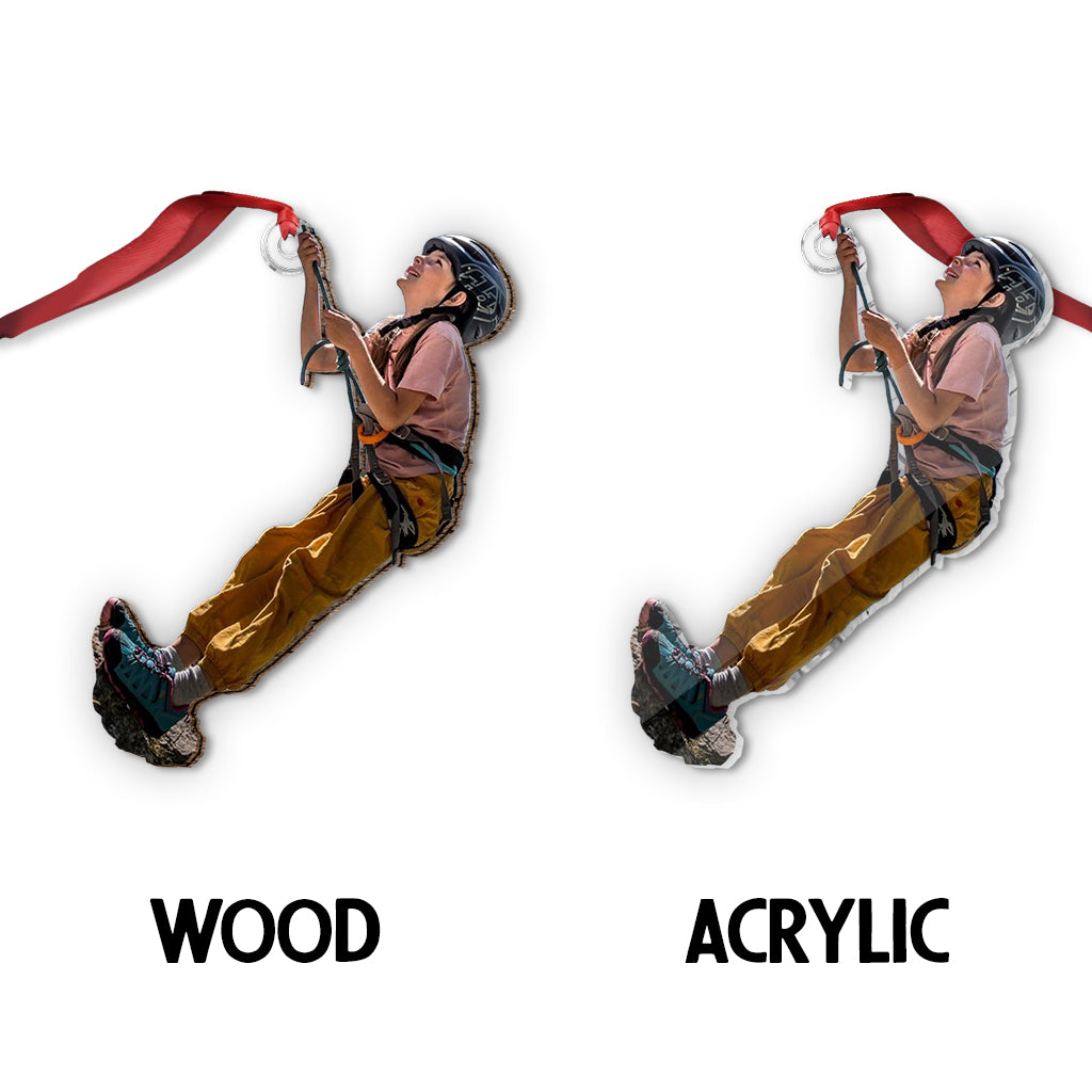 Ornement découpé avec photo - Ornement personnalisé de forme unique