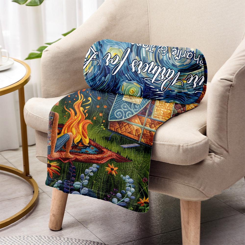 Adventure Partners for Life - Personalized Couple Blanket