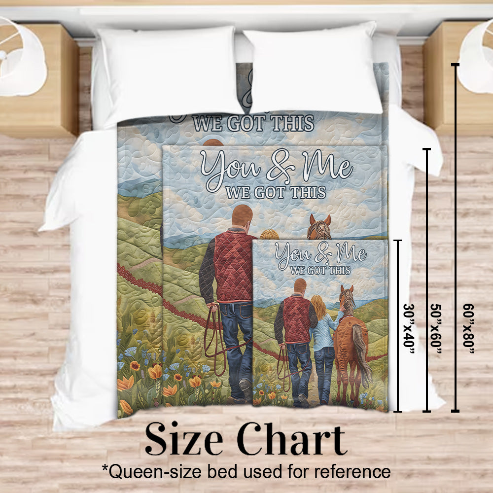 Toi et moi, on gère ! - Couverture personnalisée pour chevaux