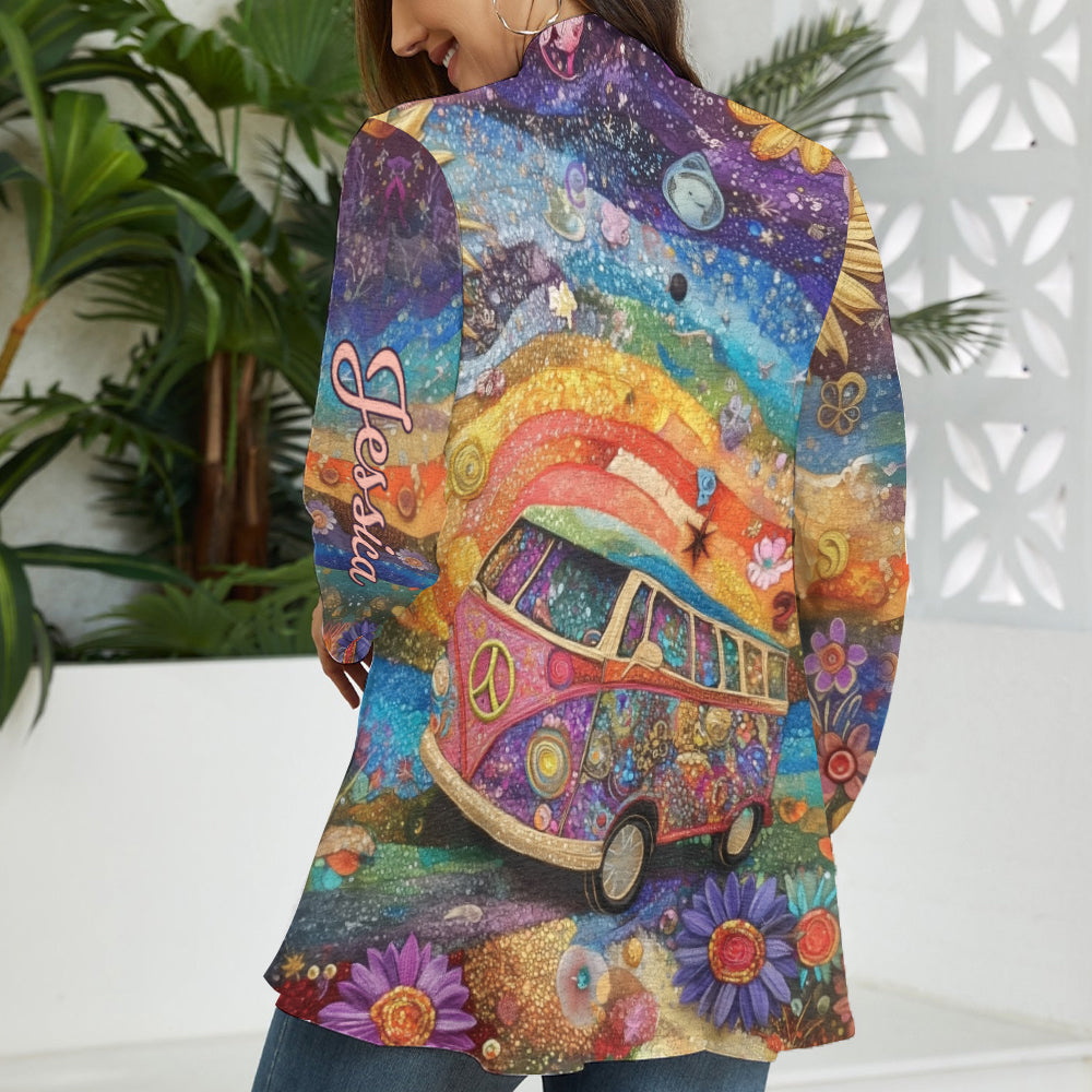 Gilet hippie personnalisé pour fille hippie