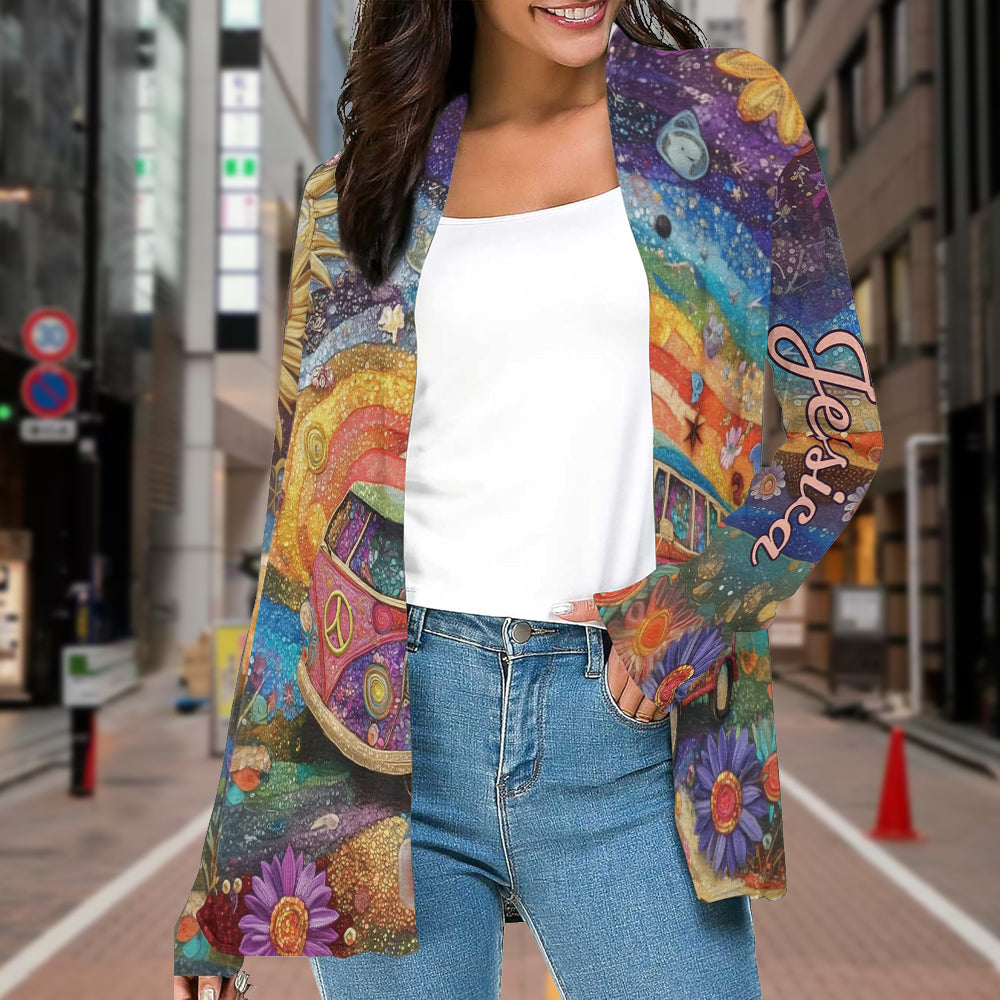 Gilet hippie personnalisé pour fille hippie