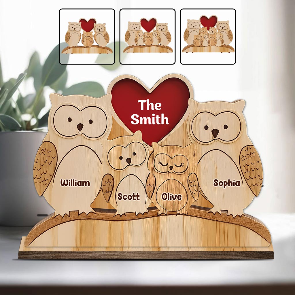 Happy Family - Personalized Family 1 Layered Big Freestanding