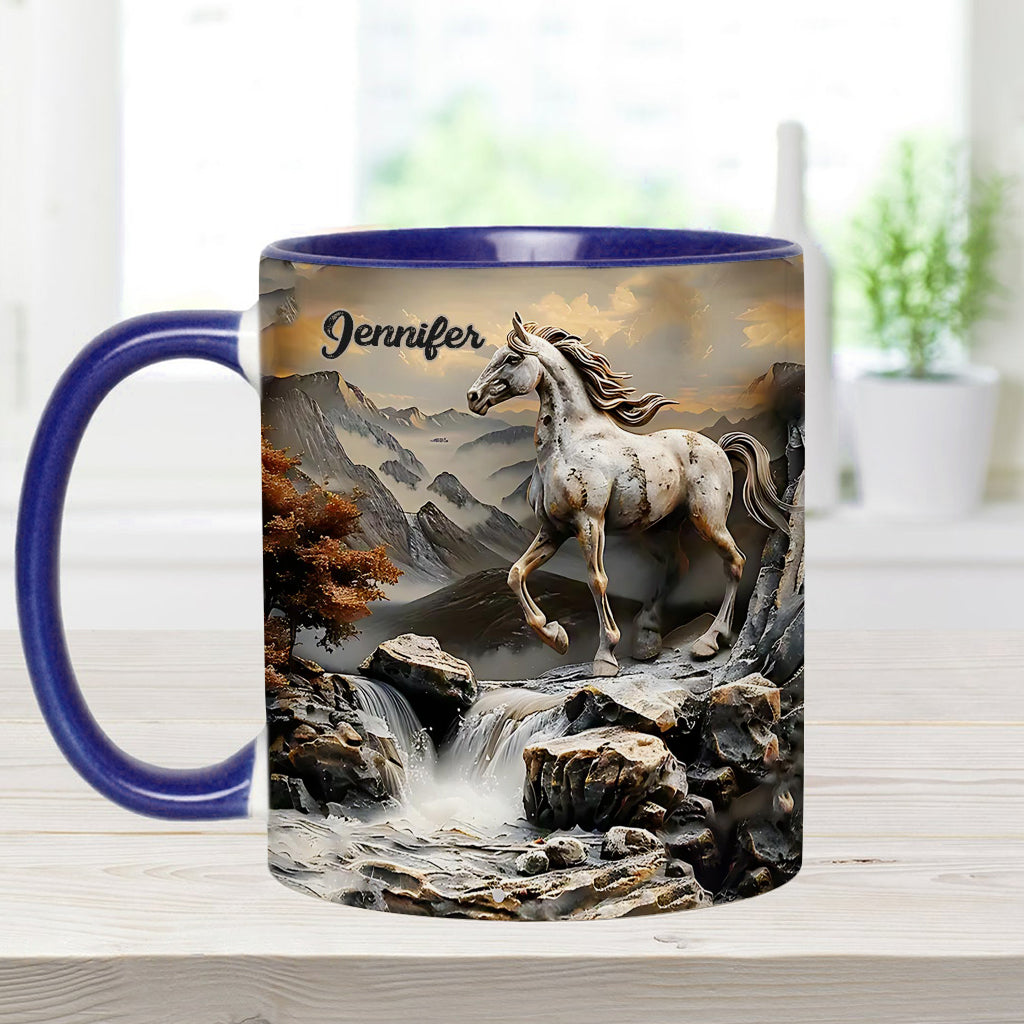 Beautiful Horse - Personalized Horse Accent Mug