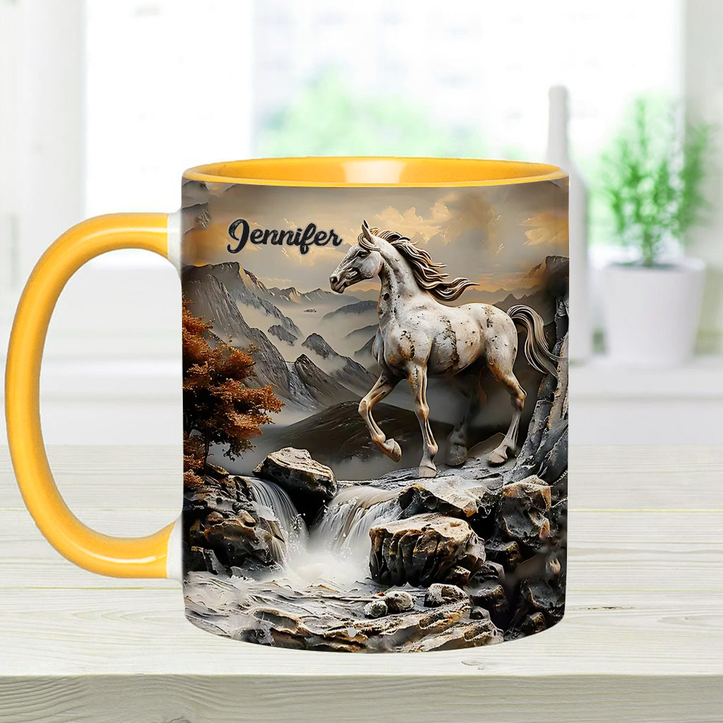 Beautiful Horse - Personalized Horse Accent Mug
