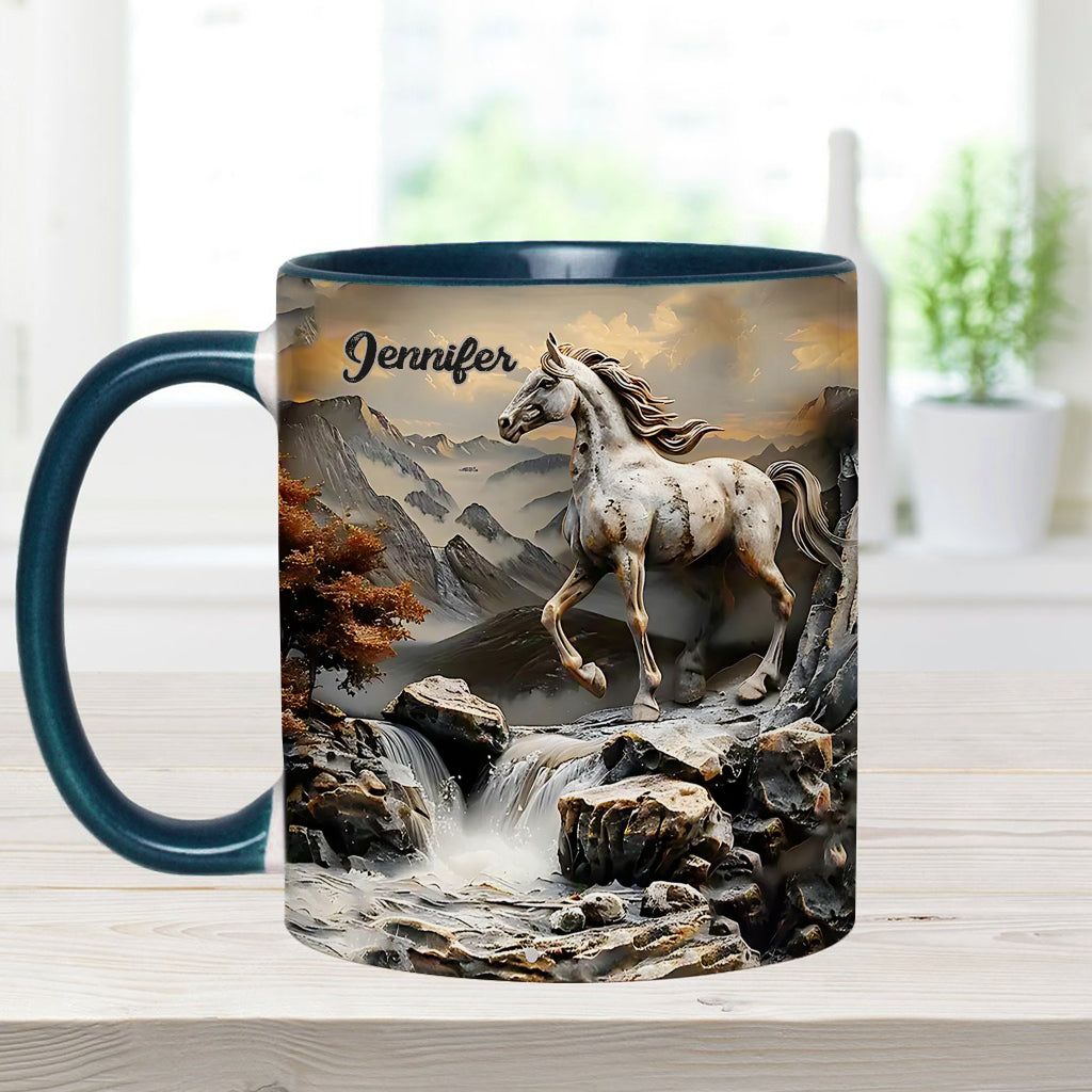 Beautiful Horse - Personalized Horse Accent Mug
