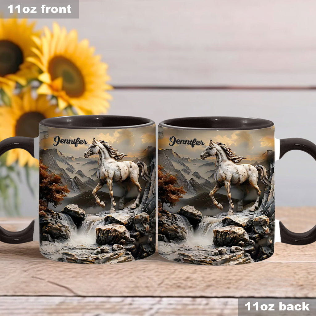 Beautiful Horse - Personalized Horse Accent Mug