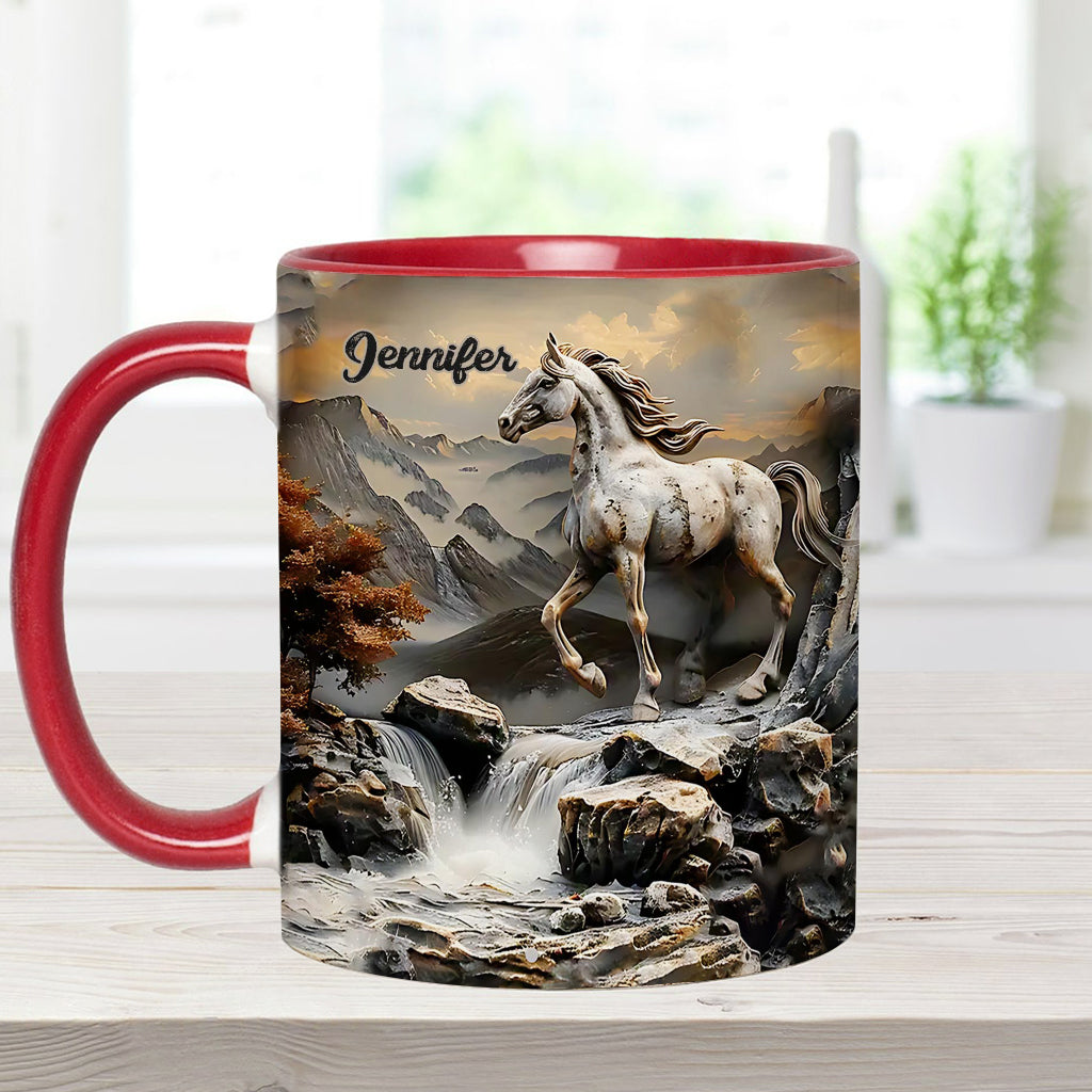 Beautiful Horse - Personalized Horse Accent Mug