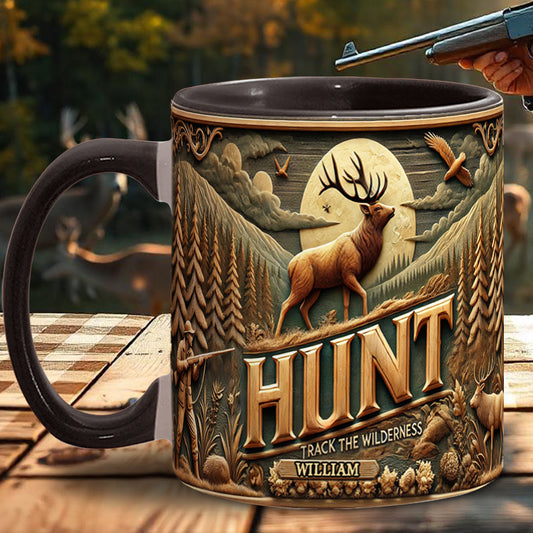 Mug personnalisé « J’adore la chasse »
