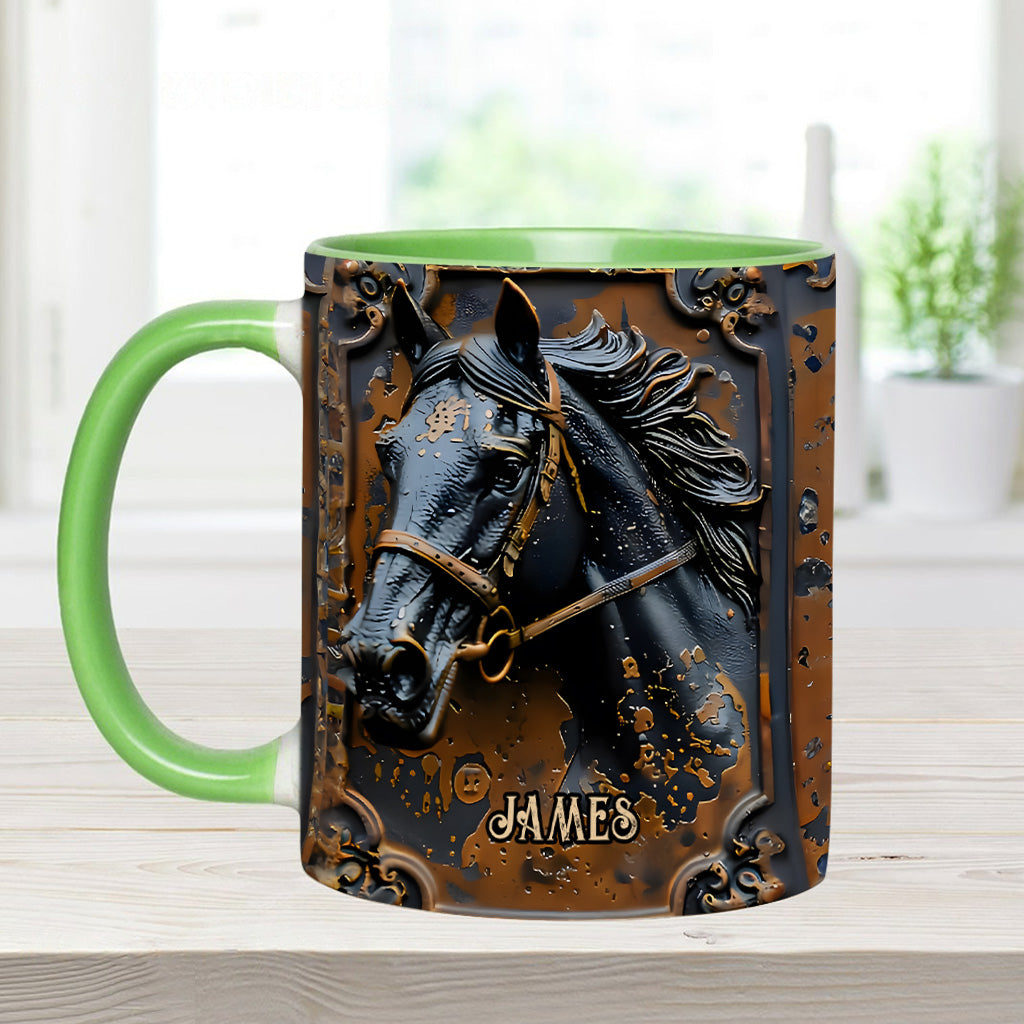Beautiful Horse - Personalized Horse Accent Mug