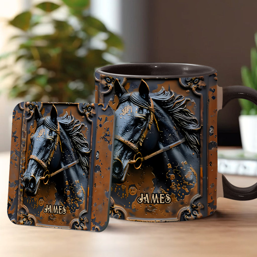 Beautiful Horse - Personalized Horse Accent Mug