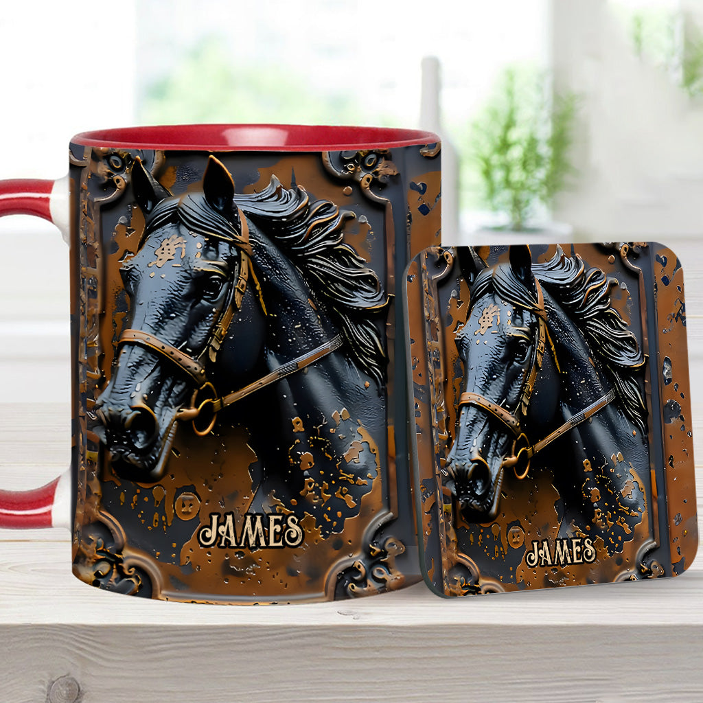 Beautiful Horse - Personalized Horse Accent Mug
