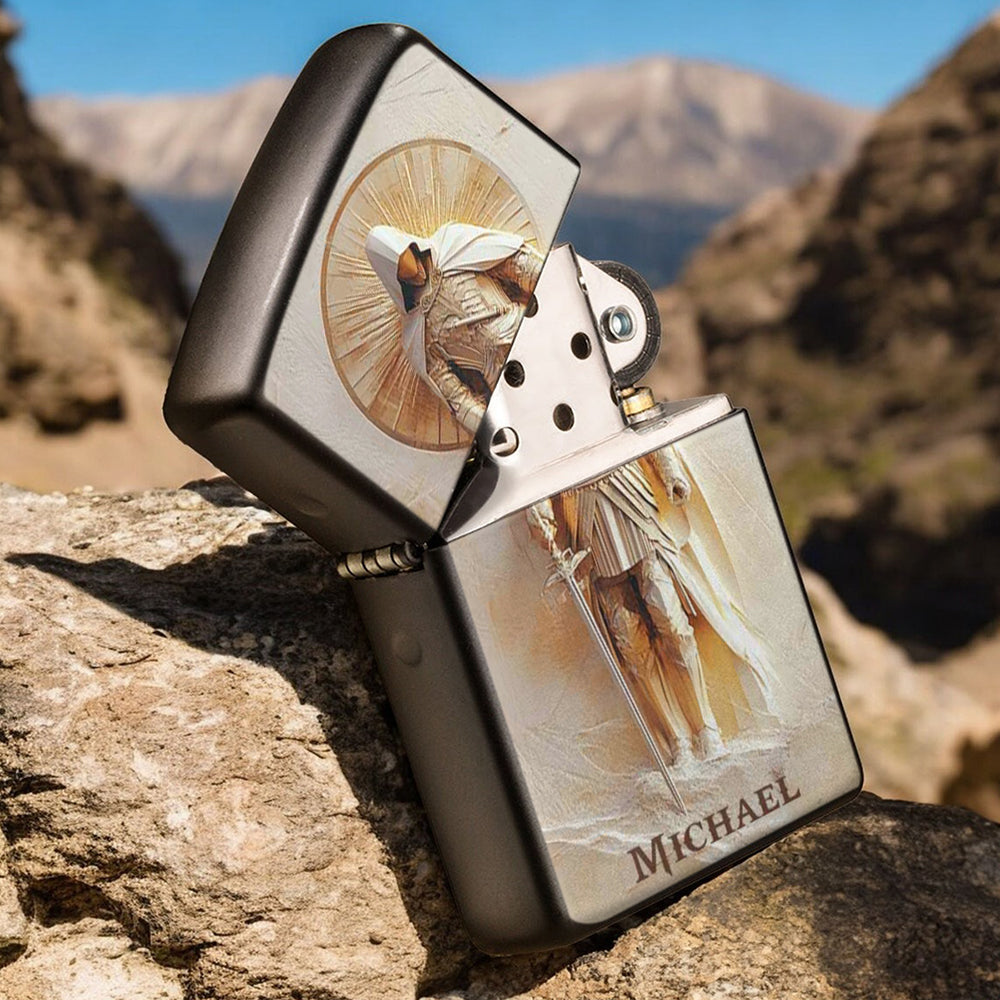 Le Seigneur est ma lumière - Briquet chrétien personnalisé