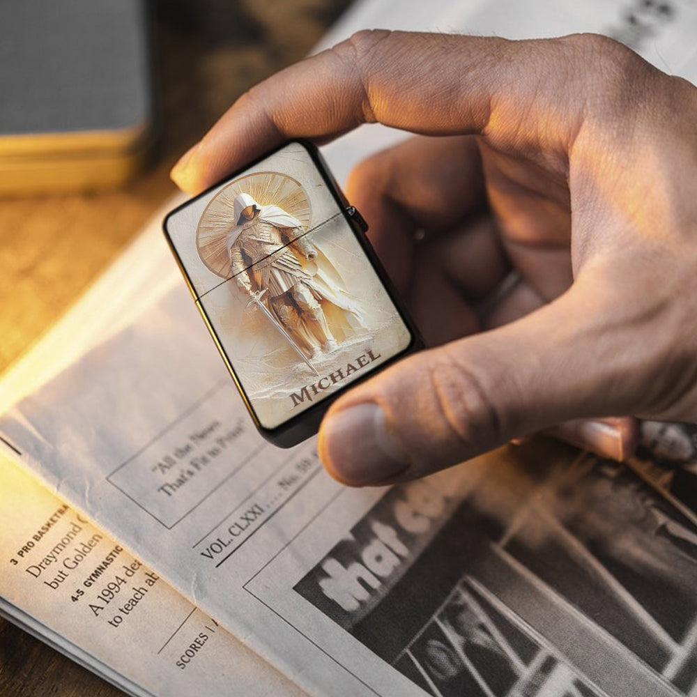 Le Seigneur est ma lumière - Briquet chrétien personnalisé