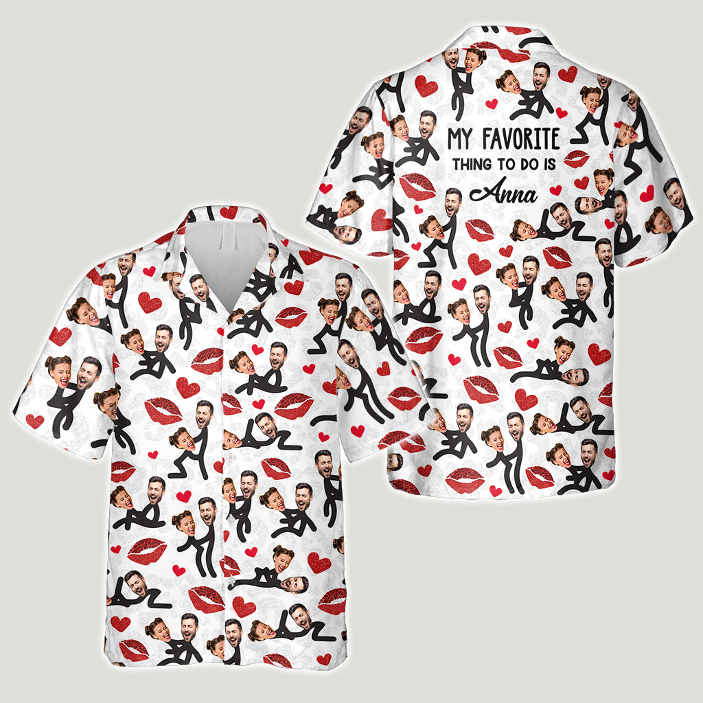 Mon activité préférée : chemises hawaïennes personnalisées pour couples