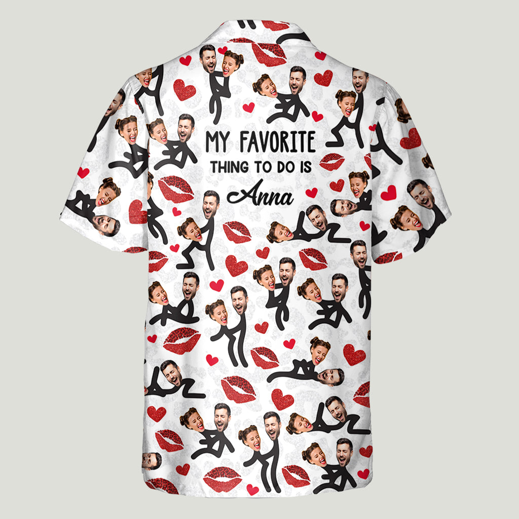 Mon activité préférée : chemises hawaïennes personnalisées pour couples