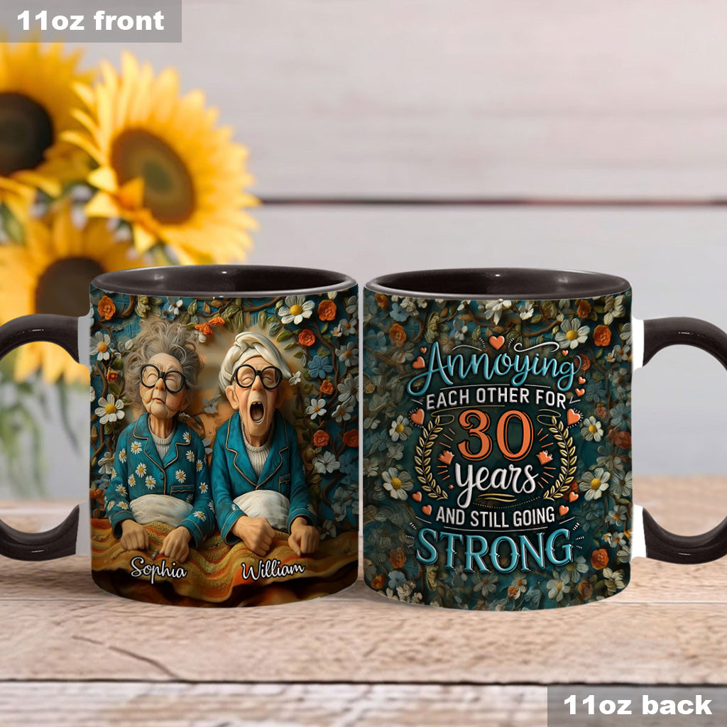 S'agacer mutuellement depuis des années et toujours aussi amoureux - Mug personnalisé pour couple