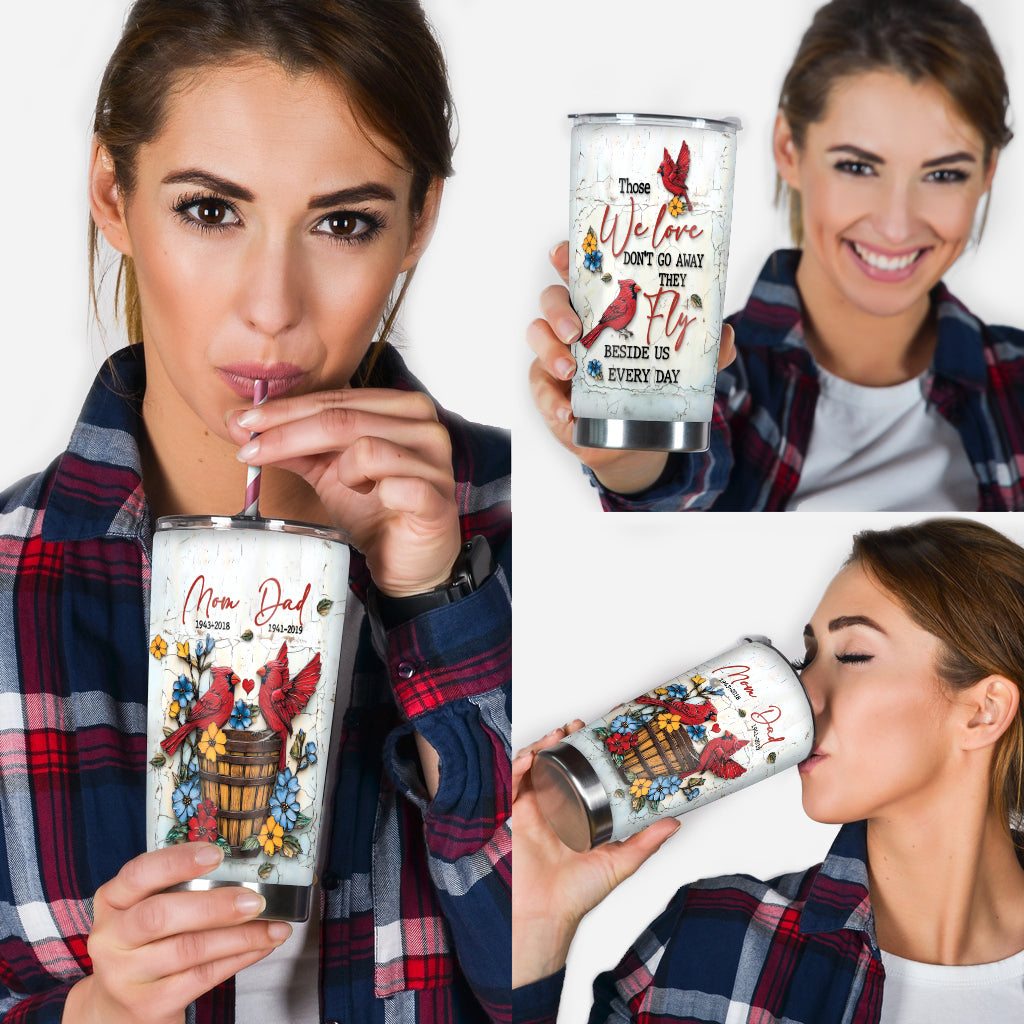 Ceux que nous aimons ne disparaissent jamais - Gobelet commémoratif personnalisé