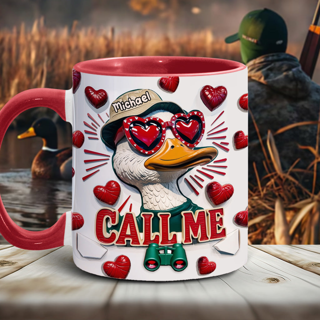 Appelle-moi - Mug personnalisé à thème chasse