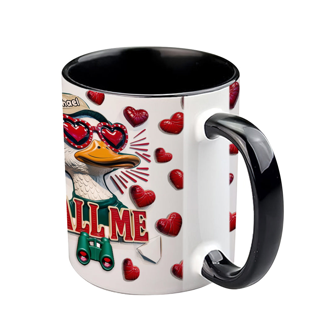 Appelle-moi - Mug personnalisé à thème chasse