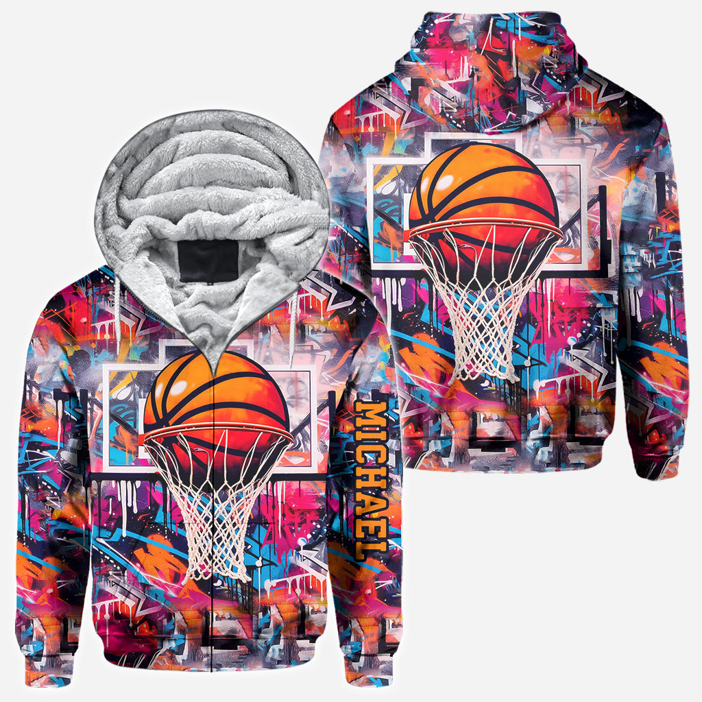 T-shirt personnalisé avec un design de basketball stylé - T-shirt intégral basketball