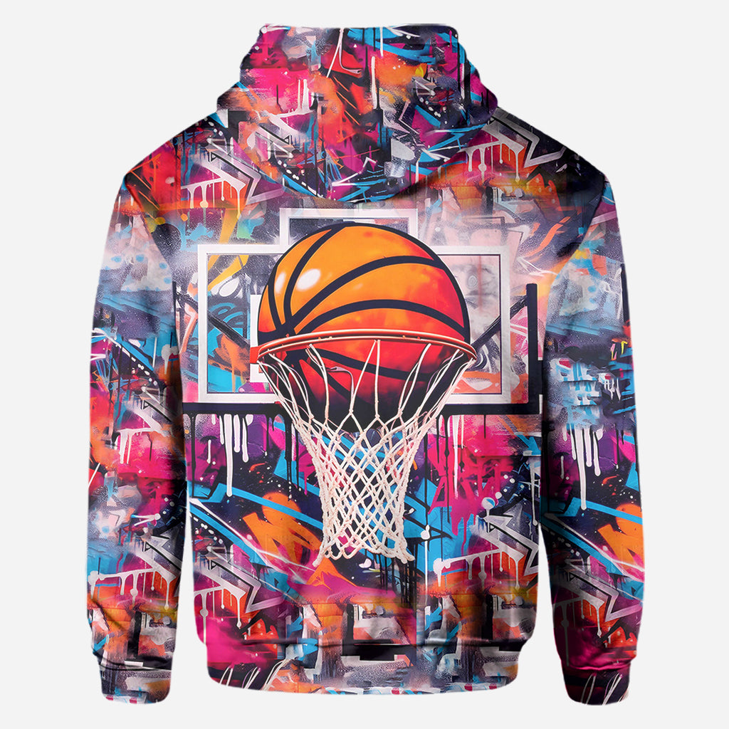 T-shirt personnalisé avec un design de basketball stylé - T-shirt intégral basketball