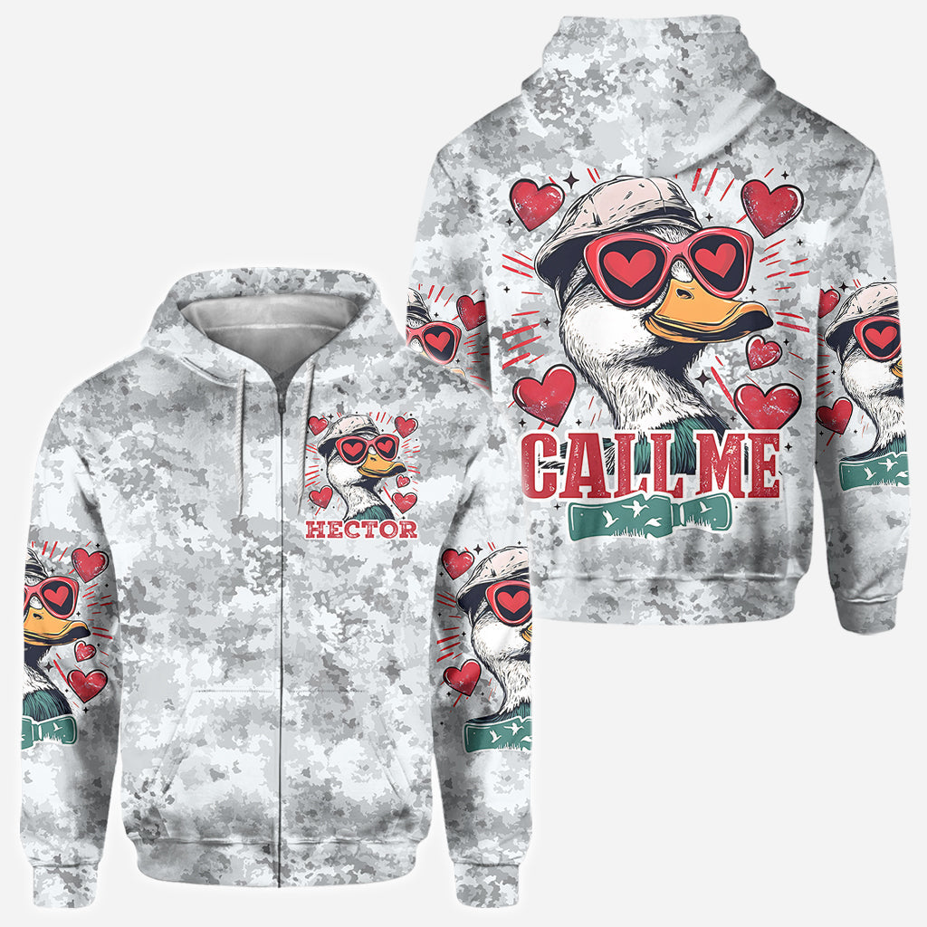 Appelle-moi - T-shirt de chasse personnalisé