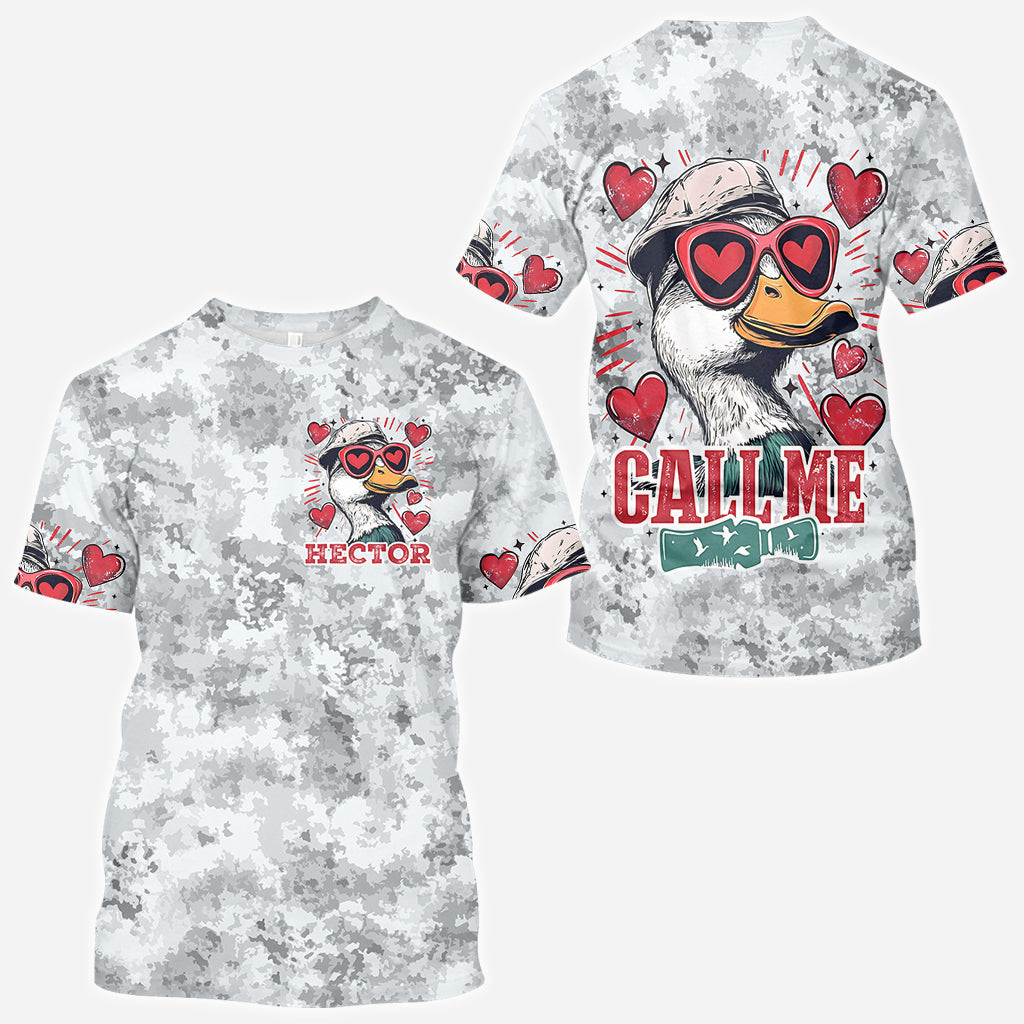 Appelle-moi - T-shirt de chasse personnalisé