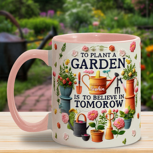 Mug personnalisé « Jardinage »