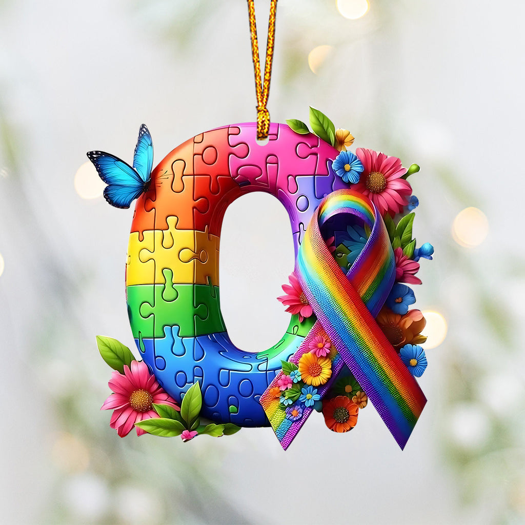 Never Walk Alone - Personalized Autism Awareness Ornament