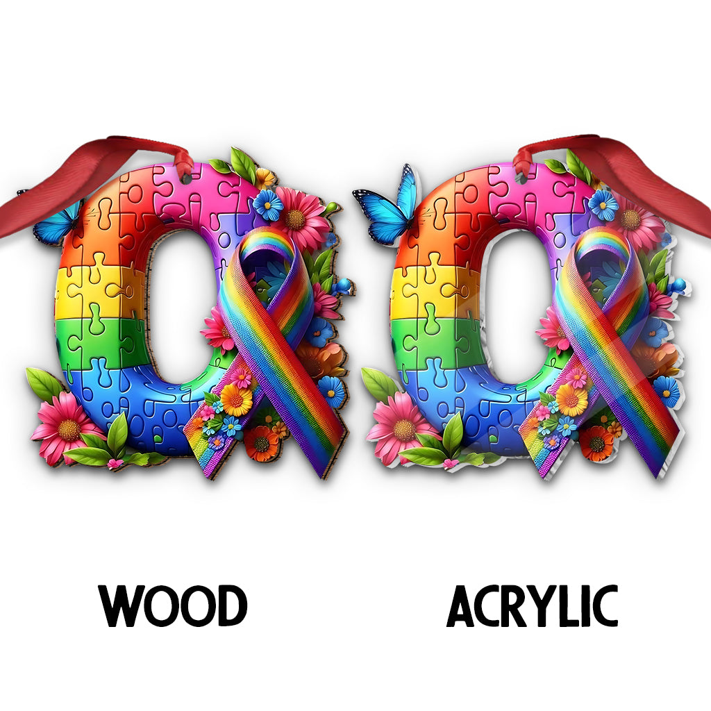 Never Walk Alone - Personalized Autism Awareness Ornament