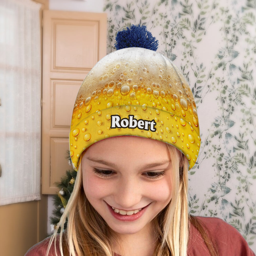 C'est l'heure de la bière ! - Bonnet personnalisé à la bière