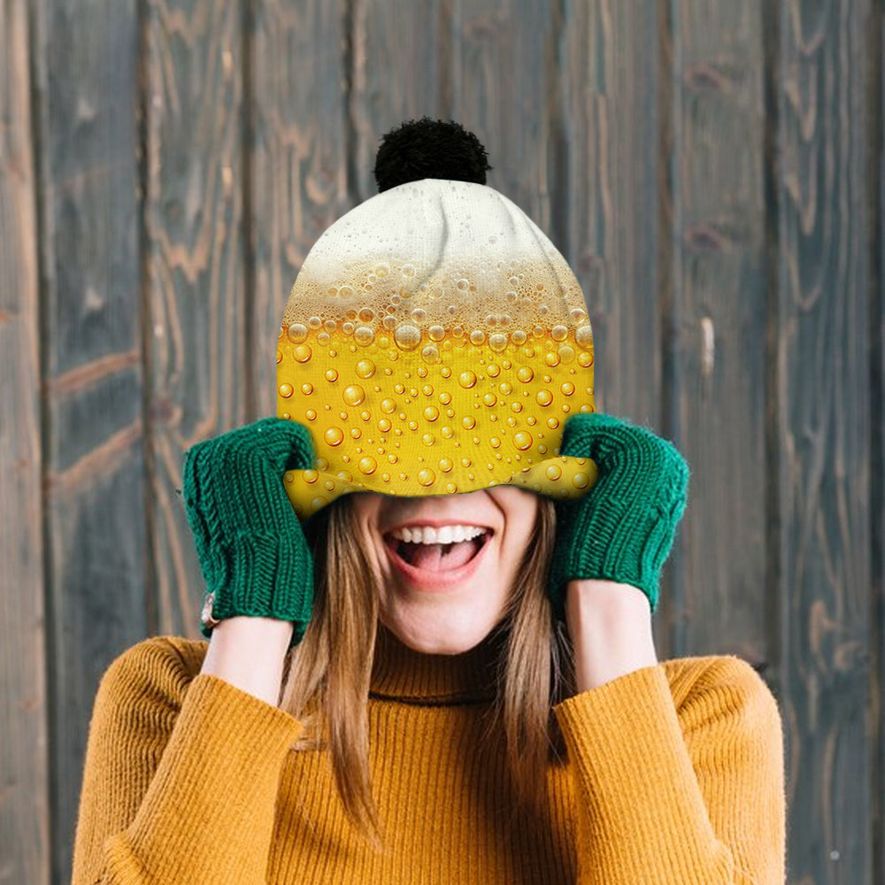 C'est l'heure de la bière ! - Bonnet personnalisé à la bière