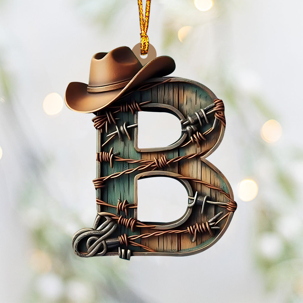 Strong Cowboy - Personalized Ornament