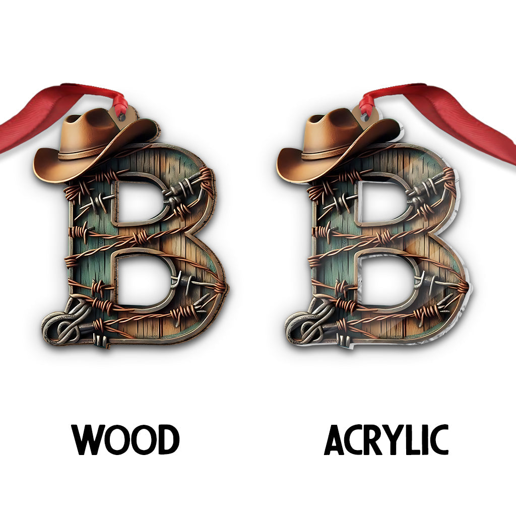 Strong Cowboy - Personalized Ornament