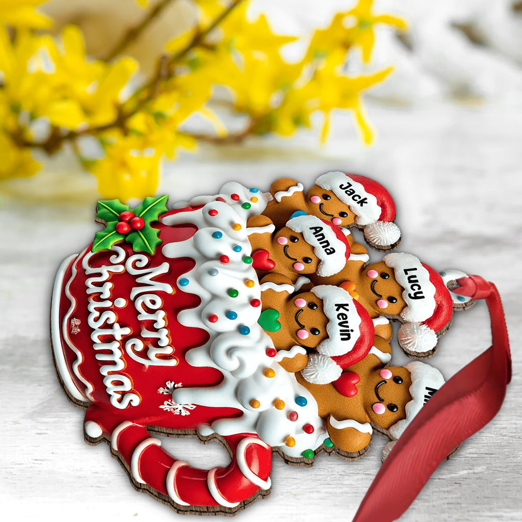 Merry Christmas - Personalized Family Ornament