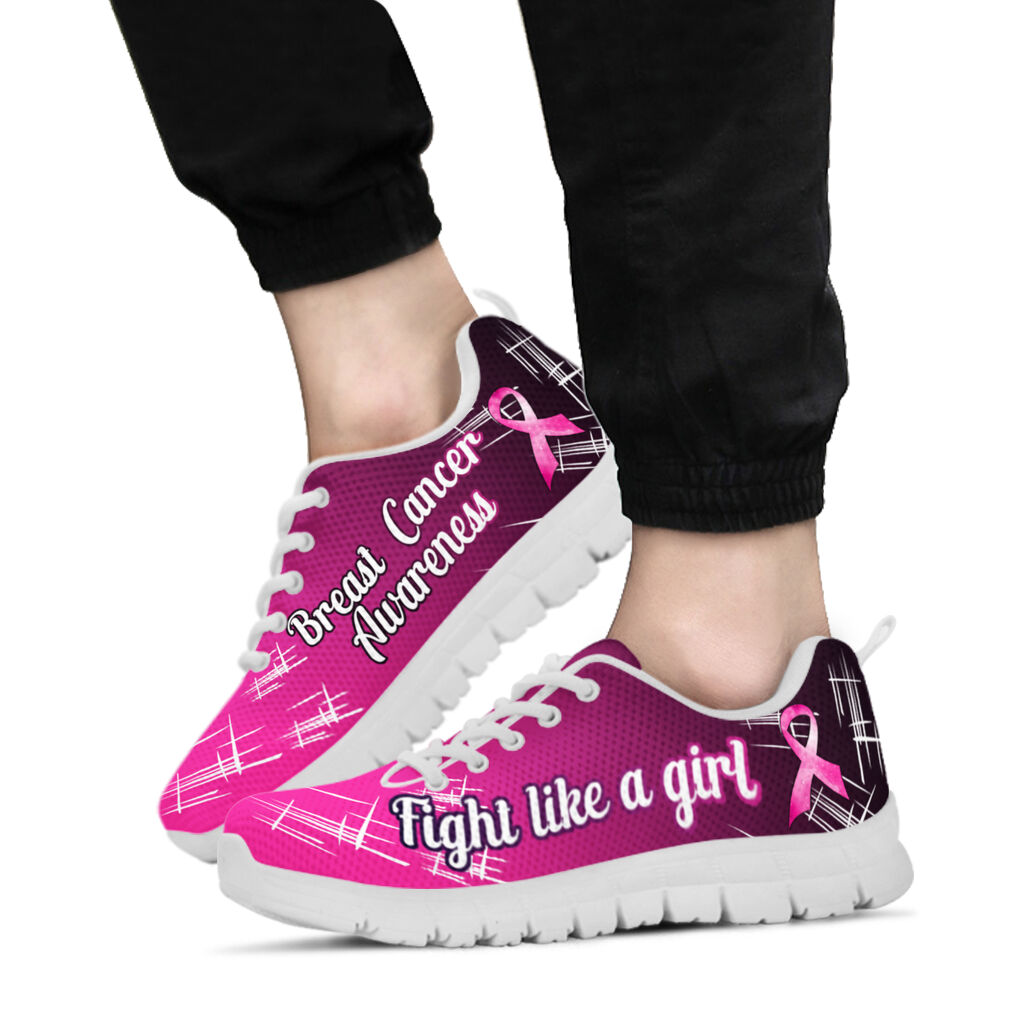 Baskets de sensibilisation au cancer du sein « Fight Like A Girl » 0622