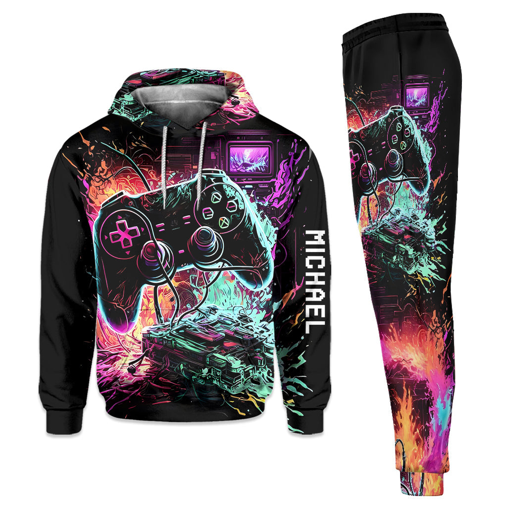 Gamer - Personalized Video Game Hoodie and Sweatpants