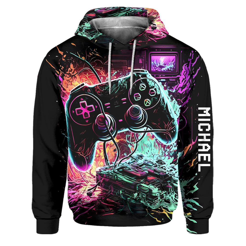 Gamer - Personalized Video Game Hoodie and Sweatpants